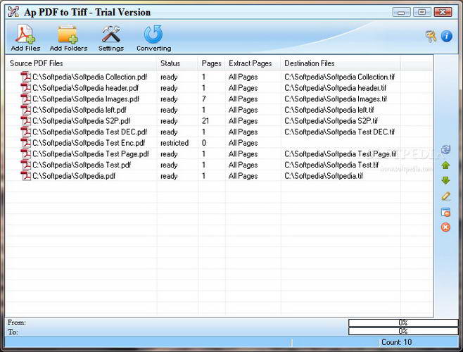 Ap PDF to TIFF converter