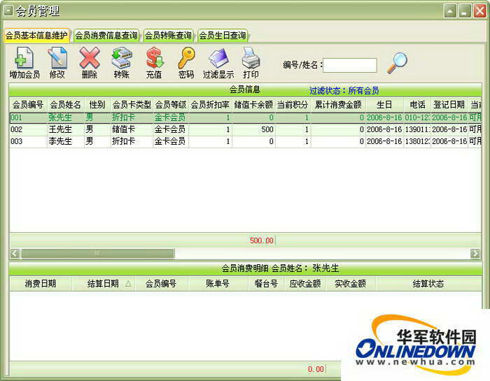 智方快餐店收银会员管理系统软件