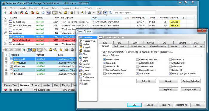 eXtended Task Manager