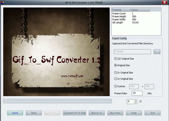 Gif To Swf Converter