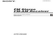SONY STR-DE685 说明书