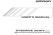  欧姆龙(OMRON) 3G3FV-A4022变频器 说明书