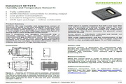  盛思锐 SHT21S SDM湿度和温度传感器 中文技术手册