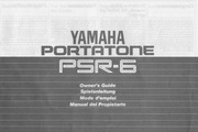 雅馬哈PSR-6型電子琴說明書