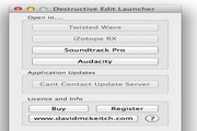 Destructive Edit Launcher for Logic Pro