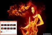 Fiery Art Windows 7 Theme