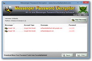 Messenger Password Decryptor