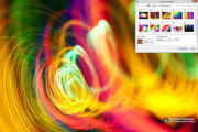 Colorful Patterns Windows 7 Theme段首LOGO