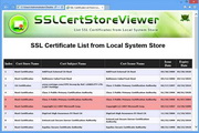 SSL Cert Store Viewer