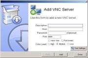 VNC Navigator Free 服务器类