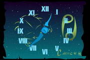 Cancer Zodiac Clock ScreenSaver