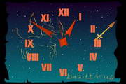 Sagittarius Zodiac Clock ScreenSaver