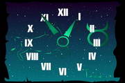 Taurus Zodiac Clock ScreenSaver