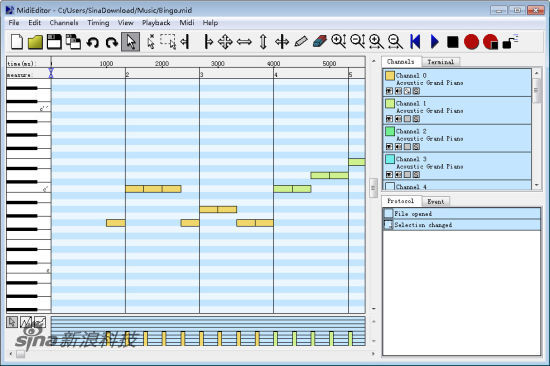 MIDI编辑器 MidiEditor for Linux