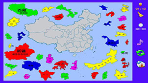 中國地圖拼圖專題