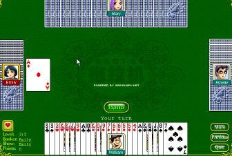 拖拉机扑克牌四副牌图片