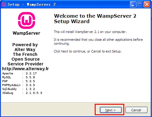 WampServer截图