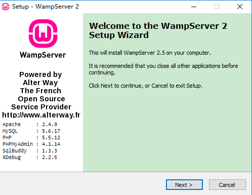 PHP本地环境Wampserver3.1.9 64位官方版