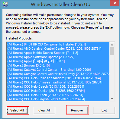 windows installer folder cleanup