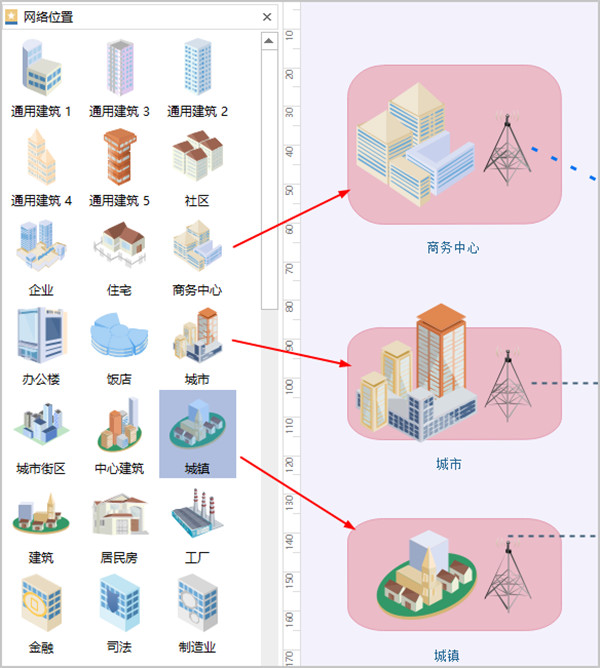 億圖網(wǎng)絡(luò)圖繪制軟件截圖