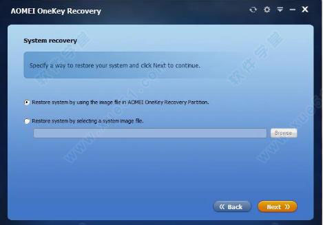 AOMEI OneKey Recovery