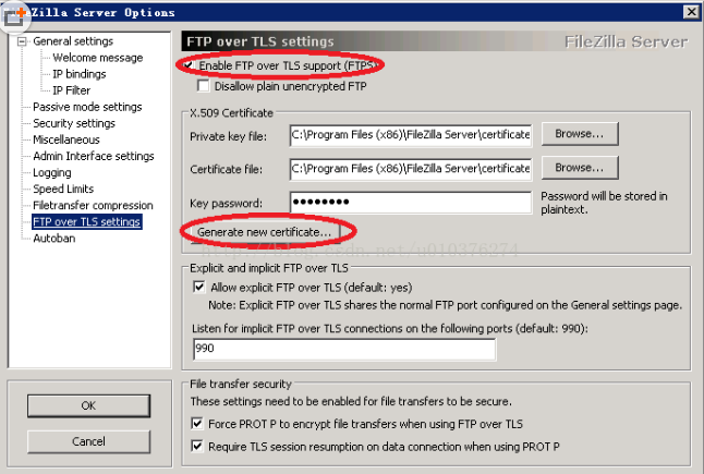 filezilla ftp server setup on windows 2008 r2 firewall