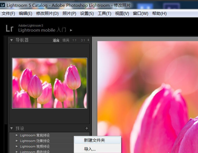 Adobe Photoshop Lightroom截圖