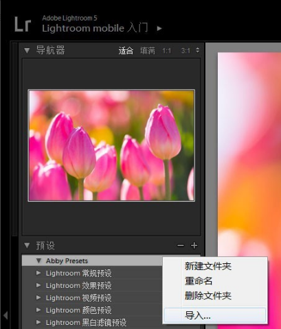 Adobe Photoshop Lightroom截圖