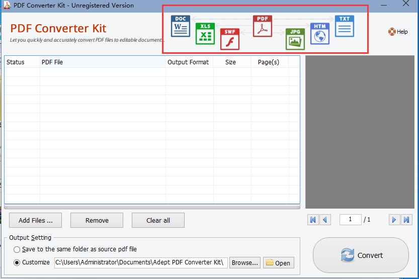 PDF Converter Kit截图