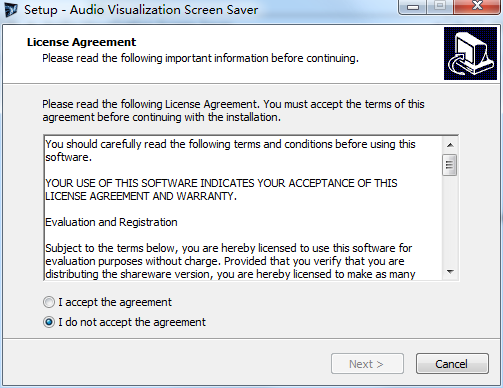 Audio Visualisation Screen Saver