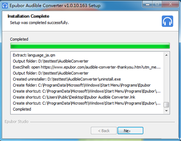 Epubor Audible converter截图