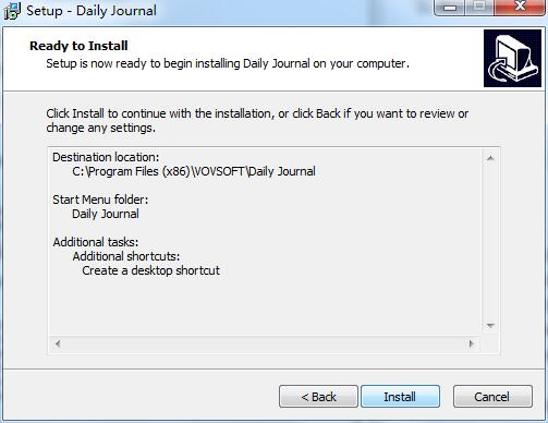 VovSoft Daily Journal