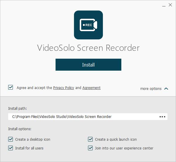 VideoSolo Screen Recorder