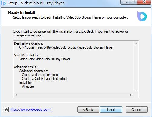 VideoSolo Blu-Ray Player截图