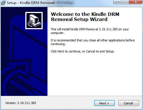 Kindle DRM Removal 4.23.11201.385 downloading