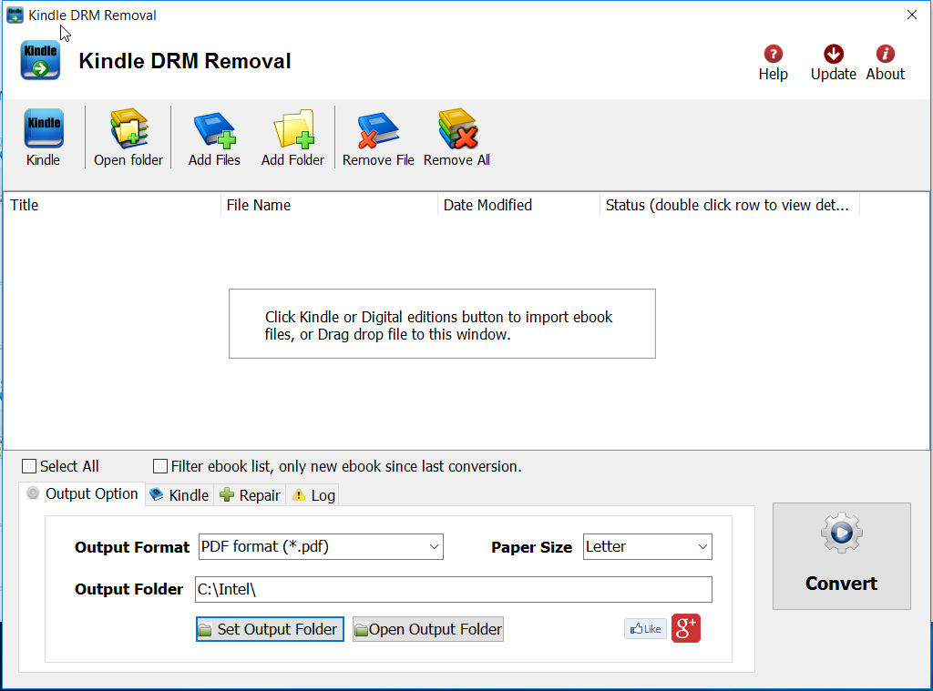 download the new version for ipod Kindle DRM Removal 4.23.11020.385