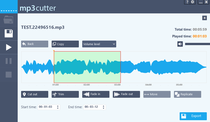 Abelssoft mp3 cutter截圖