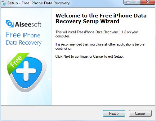 Aiseesoft Free iPhone Data Recovery截图