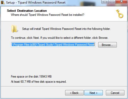 Tipard Windows Password Reset