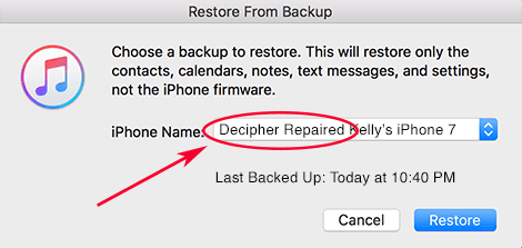 Decipher Backup Repair截圖