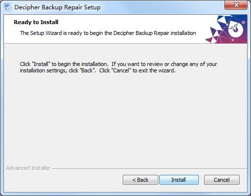 Decipher Backup Repair截圖