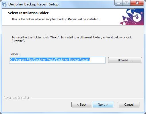 Decipher Backup Repair截圖