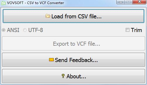 CSV to VCF Converter截圖