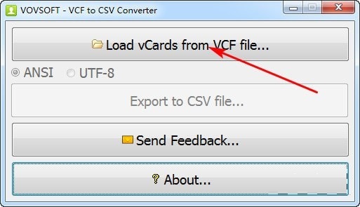 VCF to CSV Converter截圖