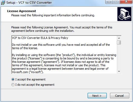 VCF to CSV Converter截圖