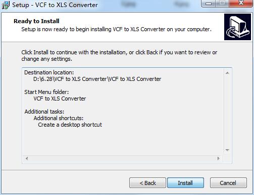 VCF to XLS Converter