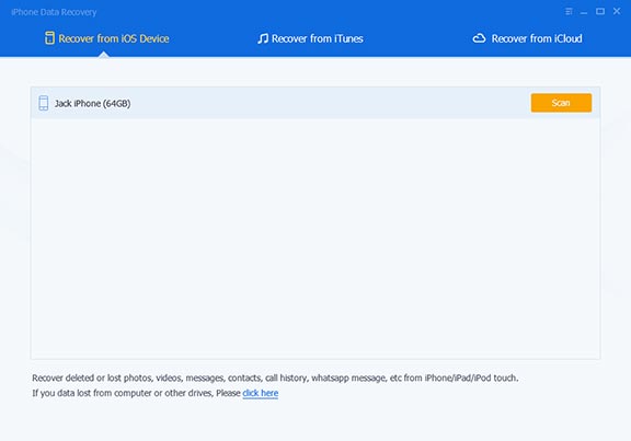 iBeesoft iPhone Data Recovery截图