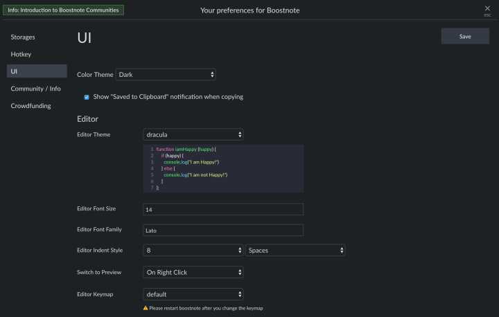 boostnote cheat sheet