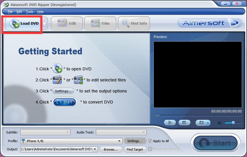 Aimersoft DVD Ripper截图