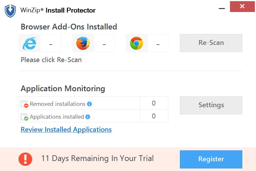 WinZip Install Protector截图
